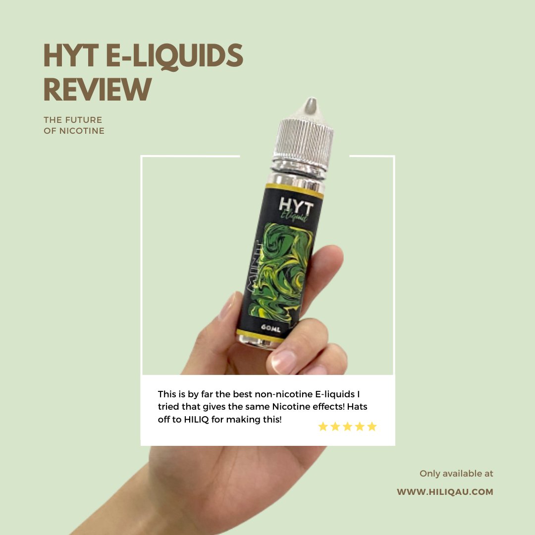 HYT is one of our best Nicotine innovations yet. Try one today! Exclusively on hiliqau.com.
On-going: FREE 5ml 5 bottles trial pack when you order $30 AUD!
#HiLIQ #HYT #VapingCommunity