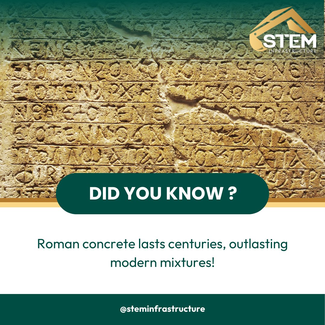 As it is said..old is gold! Striving for our projects to stand strong as Roman roads! #funfacts

#steminfrastructure #earthmovers #landt #arunexcello #cmrl #chennaimetrorail #excavation #demolition #mining #constructionlife #constructionsite #sitegrading