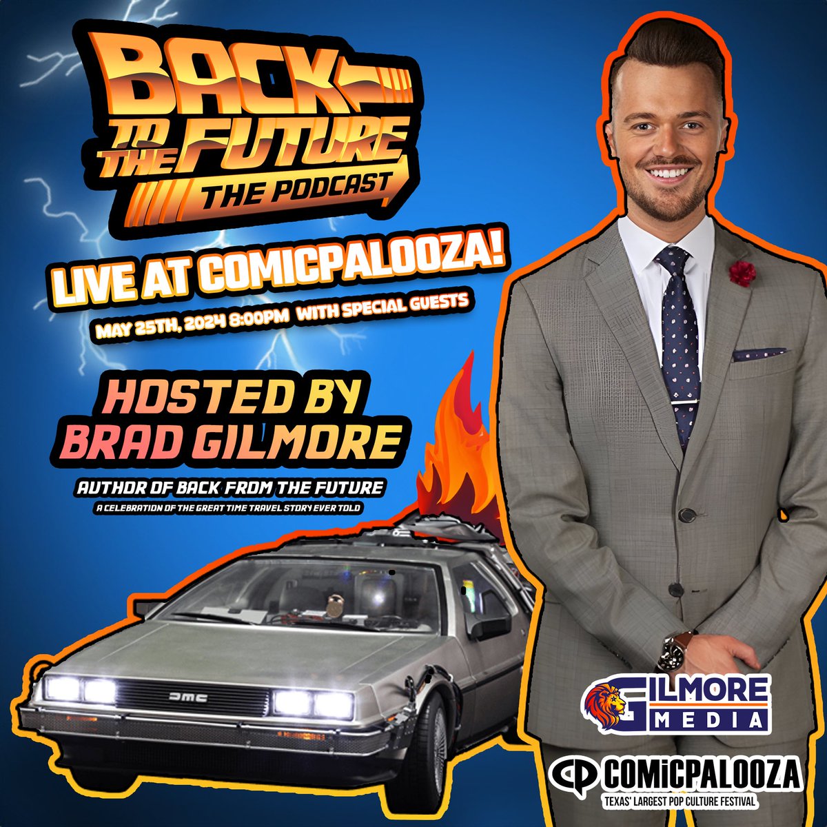 🎉 I’m thrilled to announce that I will be an official member of Comicpalooza this year, Texas’s largest pop culture festival! 🌟 As some of you may have seen, “Back to the Future” is a HUGE theme this year 🕒 with Michael J. Fox, Christopher Lloyd, and James Tolkan all in…