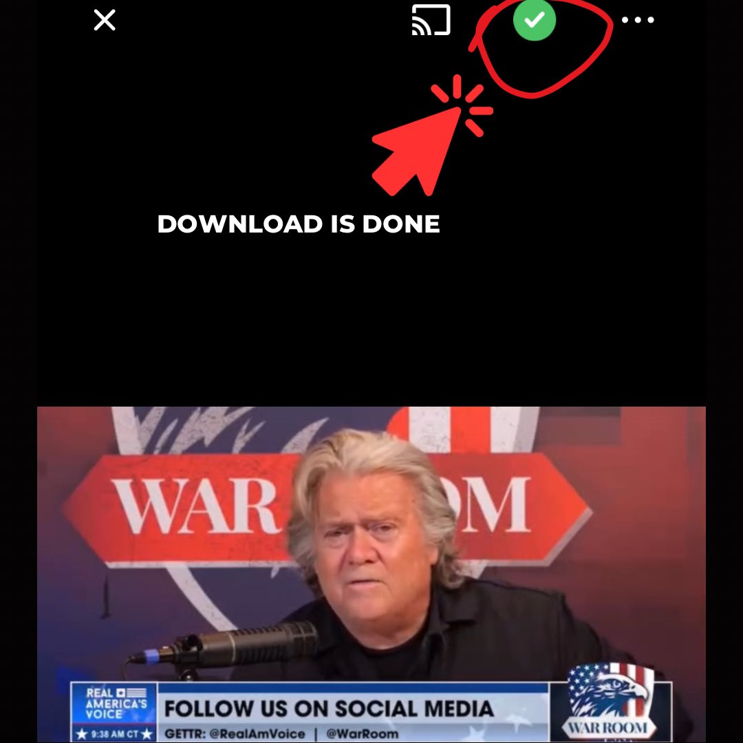 ⭐️ Pro tip for Gettr users: Want to download videos easily? Just click to play, then hit the download arrow at the top right corner. Video will download directly to your camera roll on your phone.