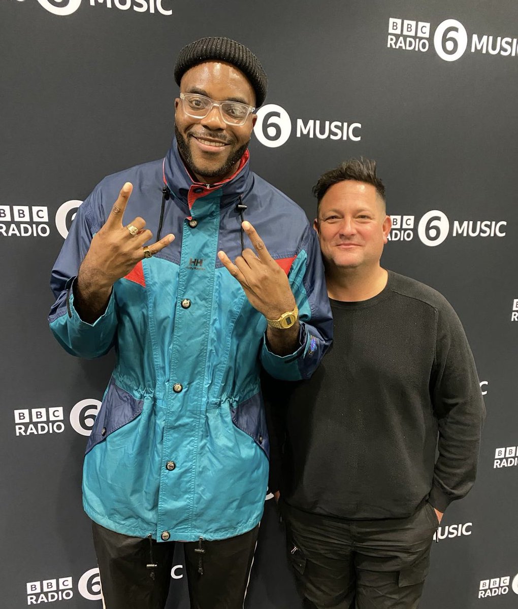 Helllllooooooo 👋 My guest on the show is brilliant (very tall) grime act @orakald Are you with us? @BBC6Music