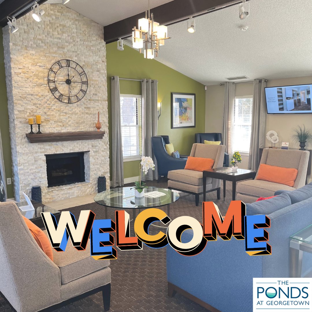 WELCOME! Whether you are a current or incoming resident, we welcome you to our clubhouse at #ThePondsatGeorgetown for a place to relax, enjoy some of our Starbucks coffee or tea, or just a space to meet your office staff. Stop by today! #AnnArbor