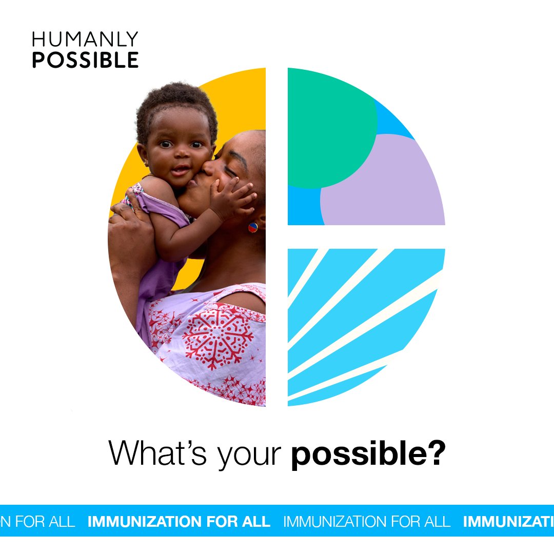 Vaccines have kept us all healthy and safe. They’ve made everything in our lives possible. Show us what you’re made of. Show us your possible. #HumanlyPossible
