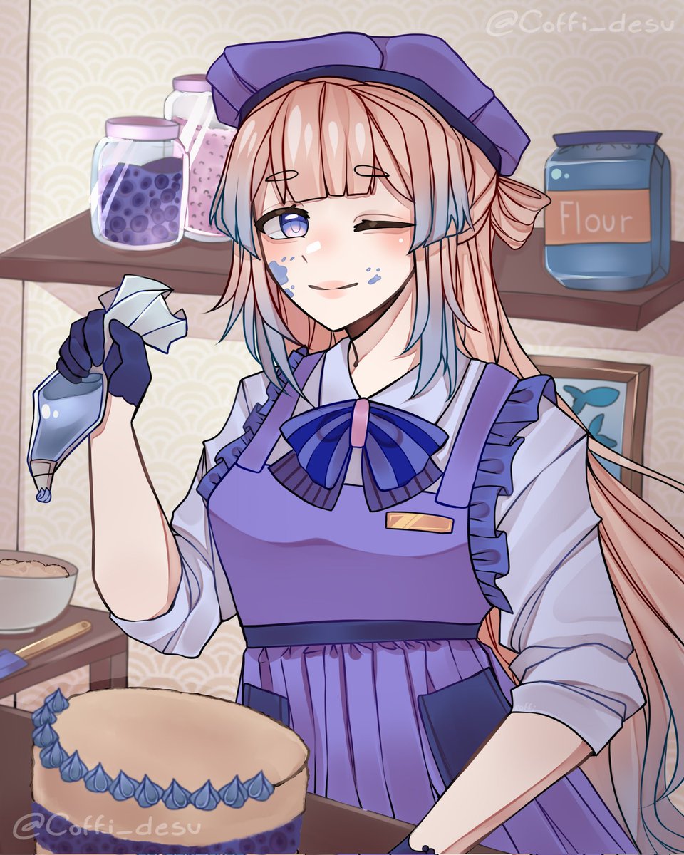 Kokomi as a baker 😋🎂✨️
#TeyvatFashion #GenshinImpact