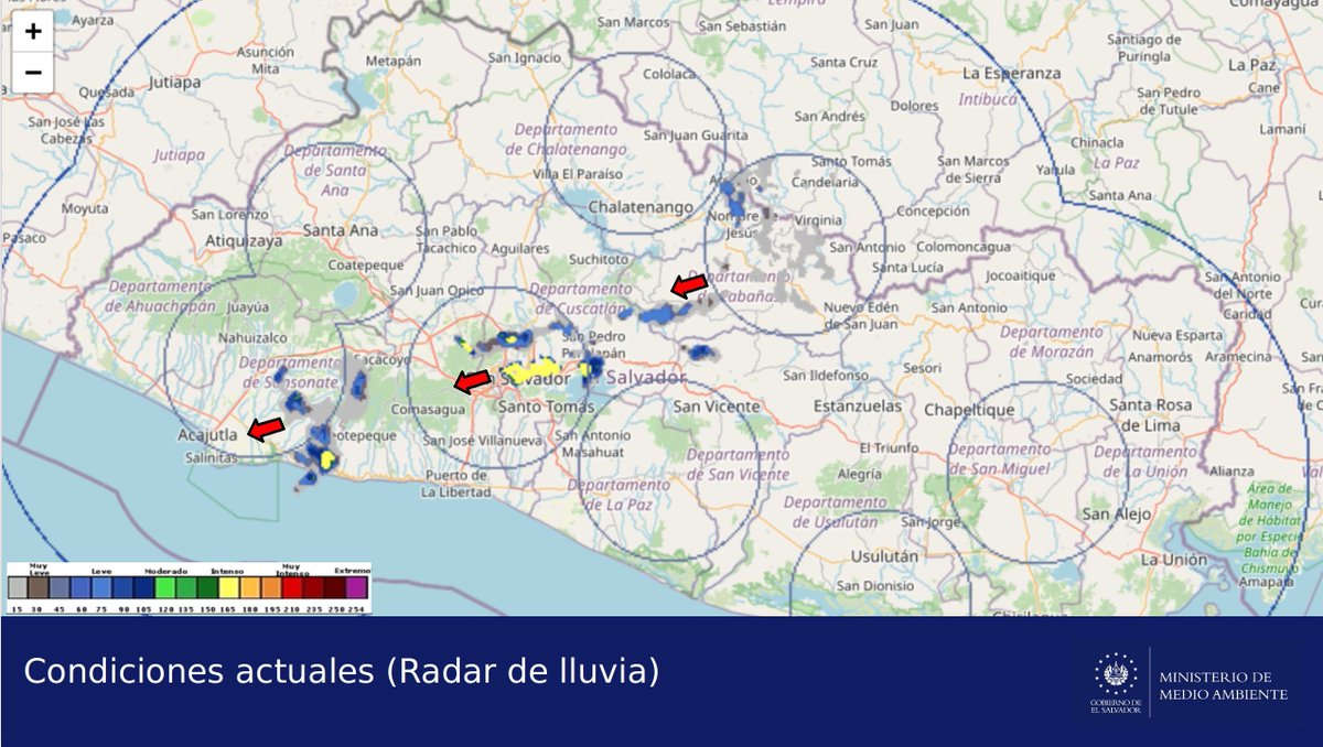 #ClimaSV | Ya se registra un segundo periodo de lluvias en el Área Metropolitana de San Salvador. Además, lluvias y tormentas en Sonsonate, Cabañas y costa de La Libertad, reporta el Ministerio de Medio Ambiente. Foto: cortesía.