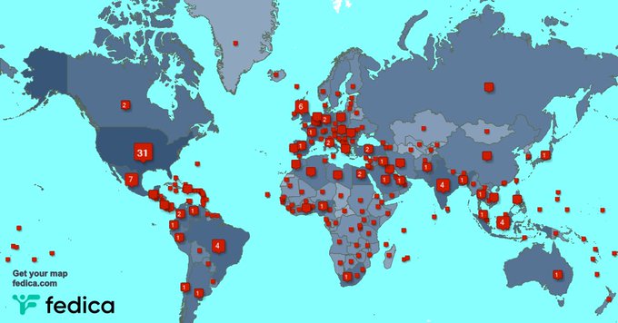 I have 6299 new followers from Indonesia 🇮🇩, Saudi Arabia 🇸🇦, South Africa 🇿🇦, and more last week. See