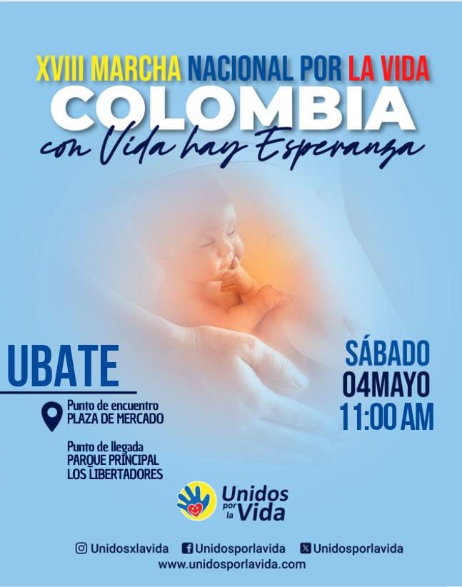 #Ubaté Marcha por la Vida