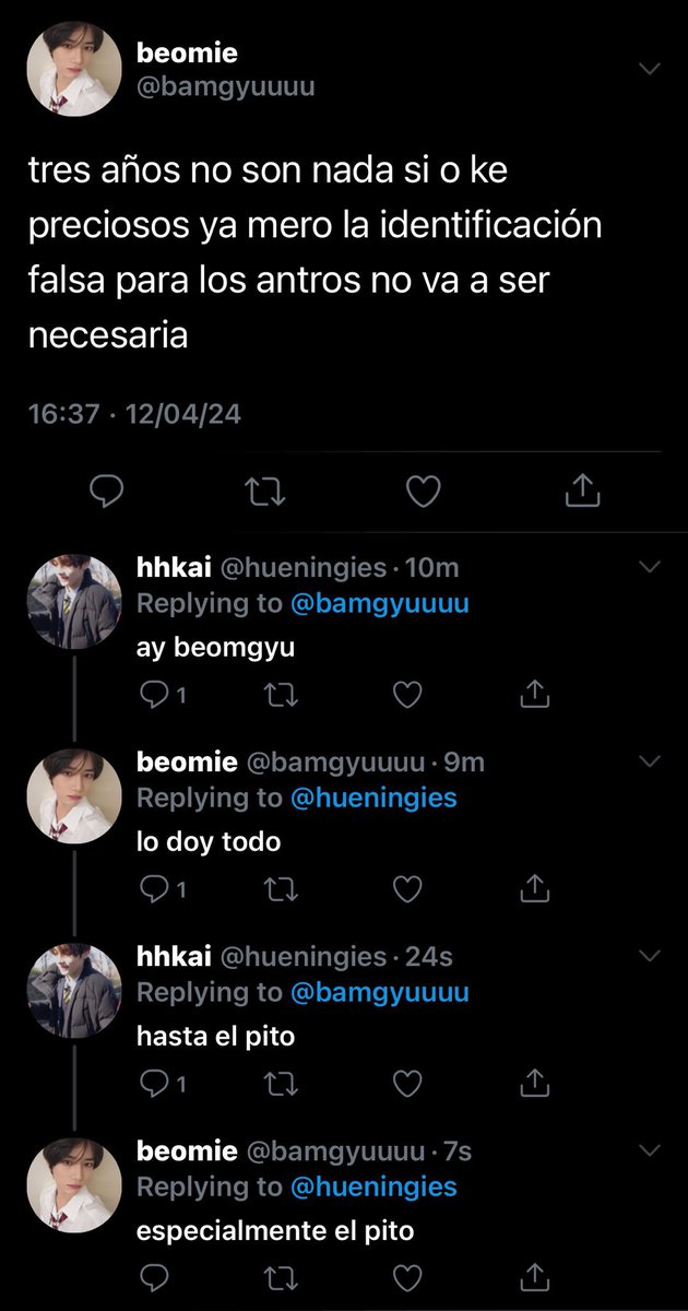 ibeomss's tweet photo. #yeongyu au 🦊🧸

— 8teen ⋆.˚

cbg tiene tan sólo un propósito en mente al cumplir los dieciocho. y si, eso claramente involucra a su enamoramiento de años por el mejor amigo de su hermano. https://t.co/rQyLelTLuG