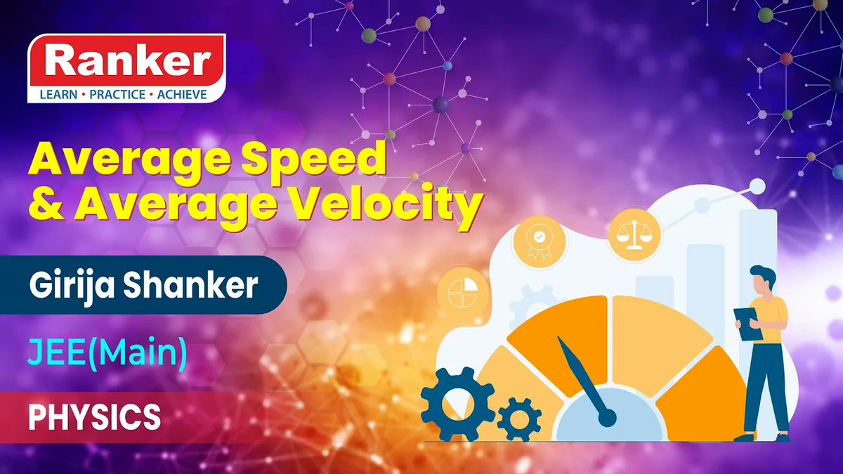 rankerslearning's tweet image. In the domain of Physics for the JEE (Main) exam, Professor Girija Shanker elucidates the concepts of Average Speed and Average Velocity. 

Watch: youtu.be/RpZtxmHGybc

#Physics #Kinematics #AverageSpeed #AverageVelocity #RankersLearning #IITJEE #JEEMAIN #NEET #EAMCET