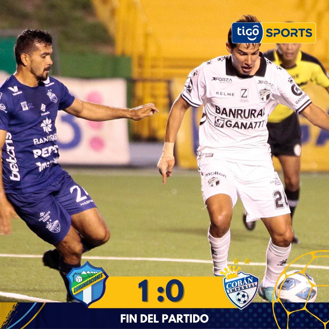 ¡Comunicaciones toma la ventaja mínima ante Cobán Imperial en el partido de ida de los cuartos de final! #OtroNivel ¿Quién pasará a las semifinales? 🤔 📸Comunicaciones FC