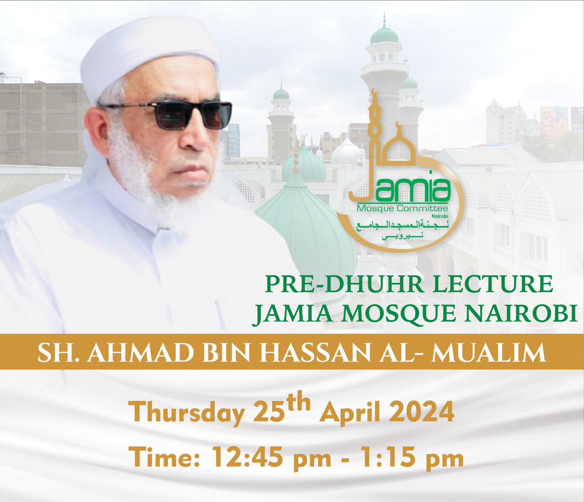 Jamia Mosque Nairobi (@jamia_mosque) on Twitter photo 2024-04-25 04:04:38