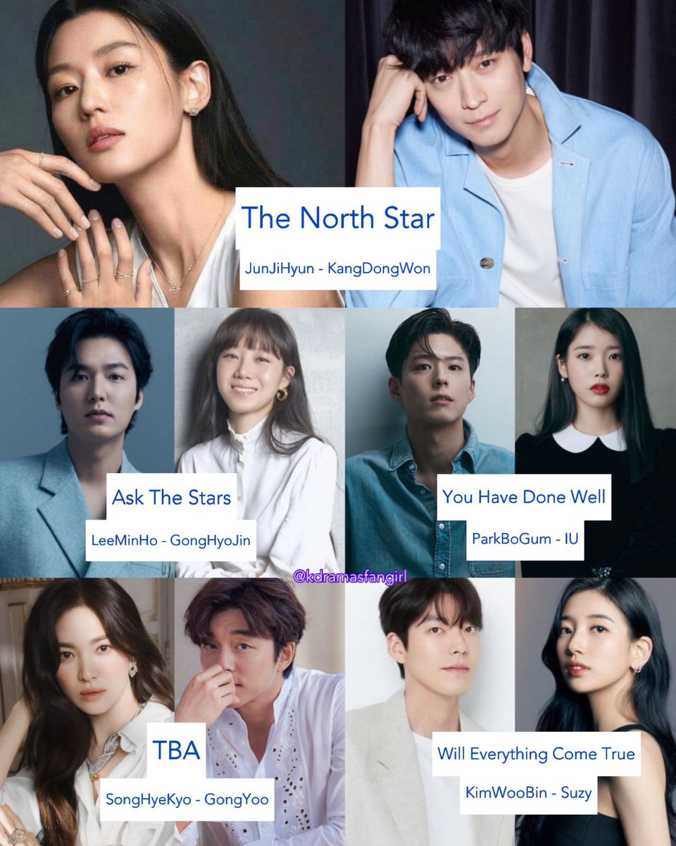 5 Most Anticipated Korean Dramas Of 2025:

1. #Polaris (#TheNorthStar): #JunJiHyun - #KangDongWon (Spy melodrama)

2. #WhenTheStarsGossip (#AskTheStars): #LeeMinHo - #GongHyoJin (Sci-Fi space rom-com drama)

3. #WhenLifeGivesYouTangerines (#YouHaveDoneWell): #IU - #ParkBoGum…