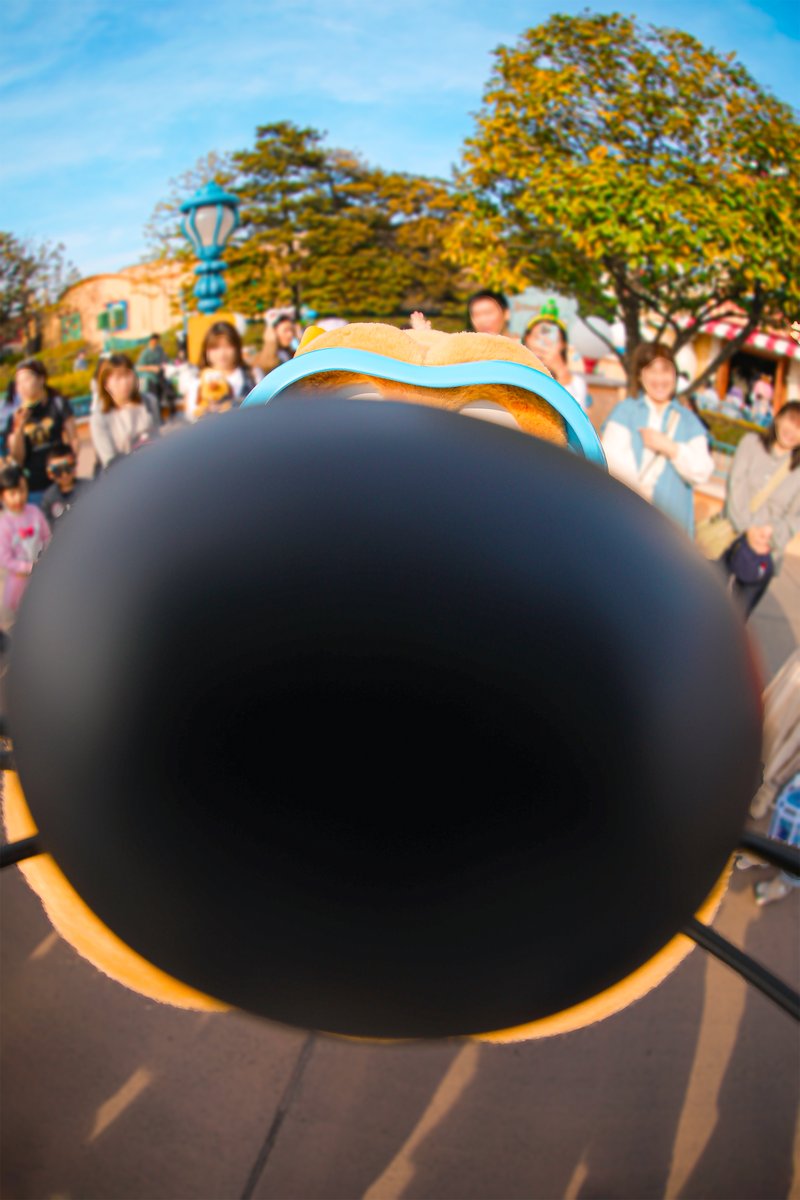 東京ディズニーランドでプルートを
魚眼レンズで撮影してみた。