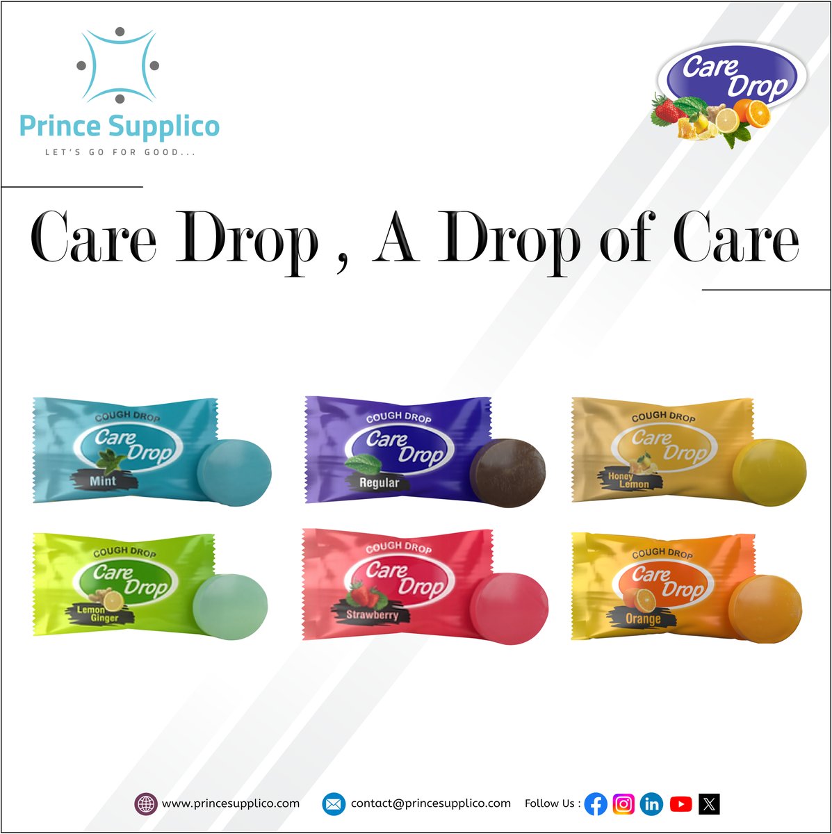 Care Drop Mix Flavors Lozenges
Follow @CareDropLozenges and let us know your answers in the comments section!

#ayurvedicmedicine #naturalremedies #CoughRelief #coughdrop #coughremedy #care #coughdrop #lozenges #sorethroatrelief #orange #Honeylemon #lemonginger #strawberry #Mint