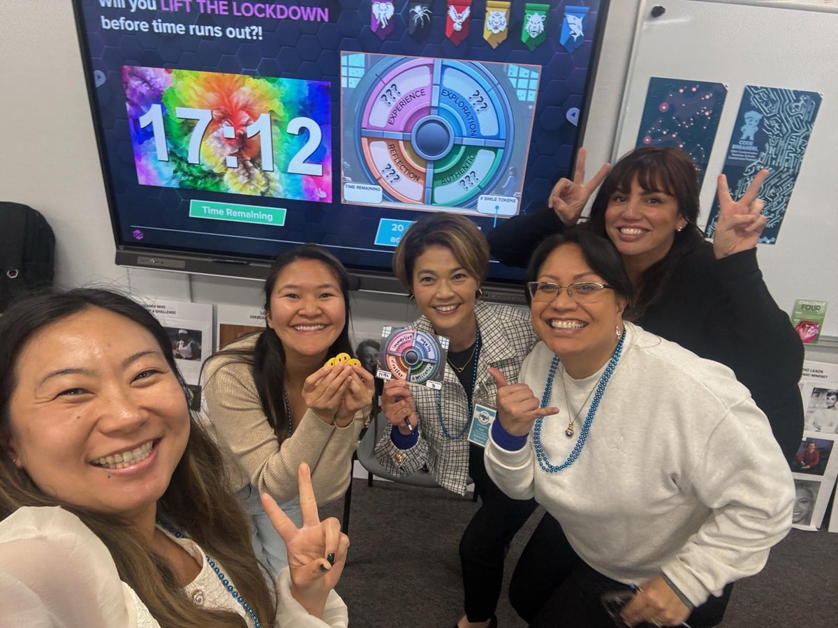 @WVUSD_Tweet Leadership Development Seminar Cohort 9 leveled up our teamwork skills w/ immersive learning facilitated by ProSolve. High energy teamwork in a simulated world - learning doesn't get much more fun than this!