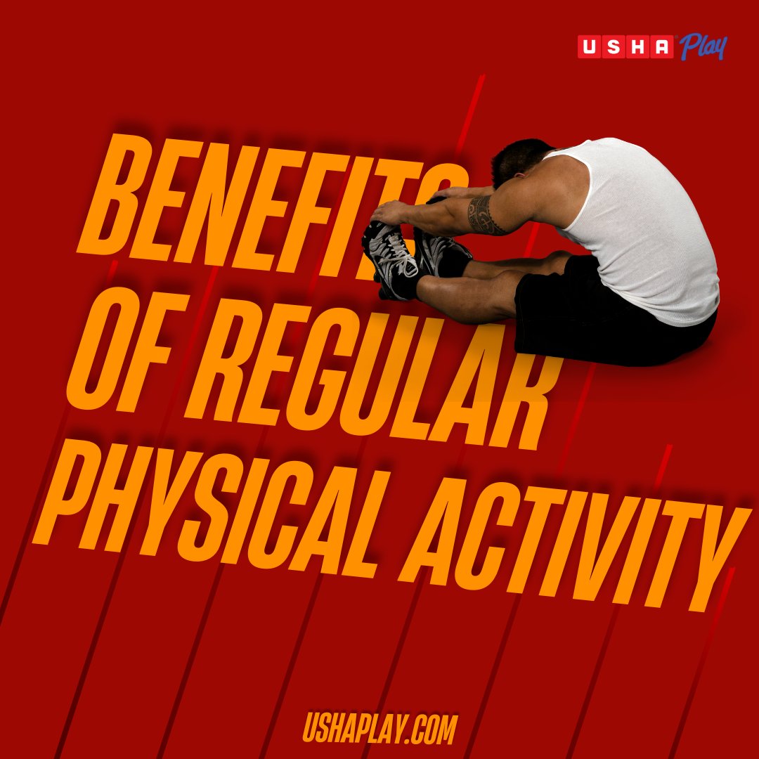 Regular #physical #activity can: 📌improve muscular and cardiorespiratory fitness 📌improve bone and functional health 📌reduce the risk of hypertension, coronary heart disease, stroke, diabetes and depression 📌help maintain a healthy body weight *Source: WHO #UshaPlay