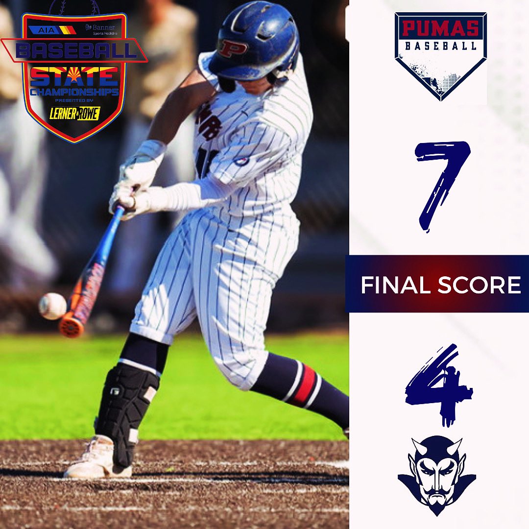 Huge W today against a tough Sunnyside team in the playoff play-in game. Boys didn’t give up trailing and big pitching performance by Frosh Payton Holinka . #PumaBall Keys Players: Payton Holinka - 4IP, 2H, 1R @calendo_luke - 2-3, 2RBIs, 1BB @DeFrancescoMax4 - 2-4, 3B, 2B, 2RBIs