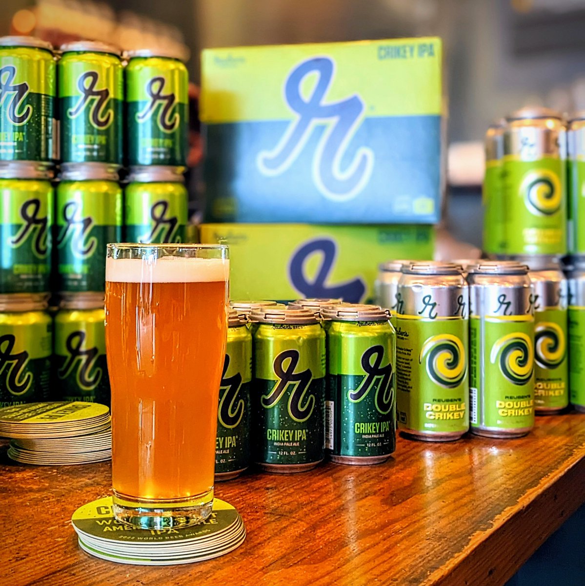 We love making Crikey, our American IPA, and to date it's our most award-winning beer. Where would you like to see Crikey in cans or on tap?