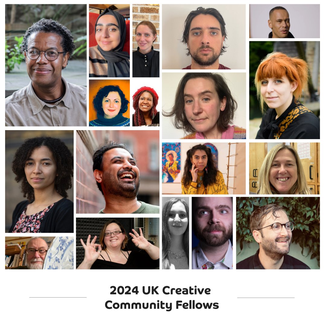 Meet UK Creative Community Fellows' 2024 cohort! Learn about the ways they use arts and culture to drive change in their communities and the journey they're embarking on at artstrategies.org/press-clipping… @derbymuseums @TheBowesMuseum @ace_national