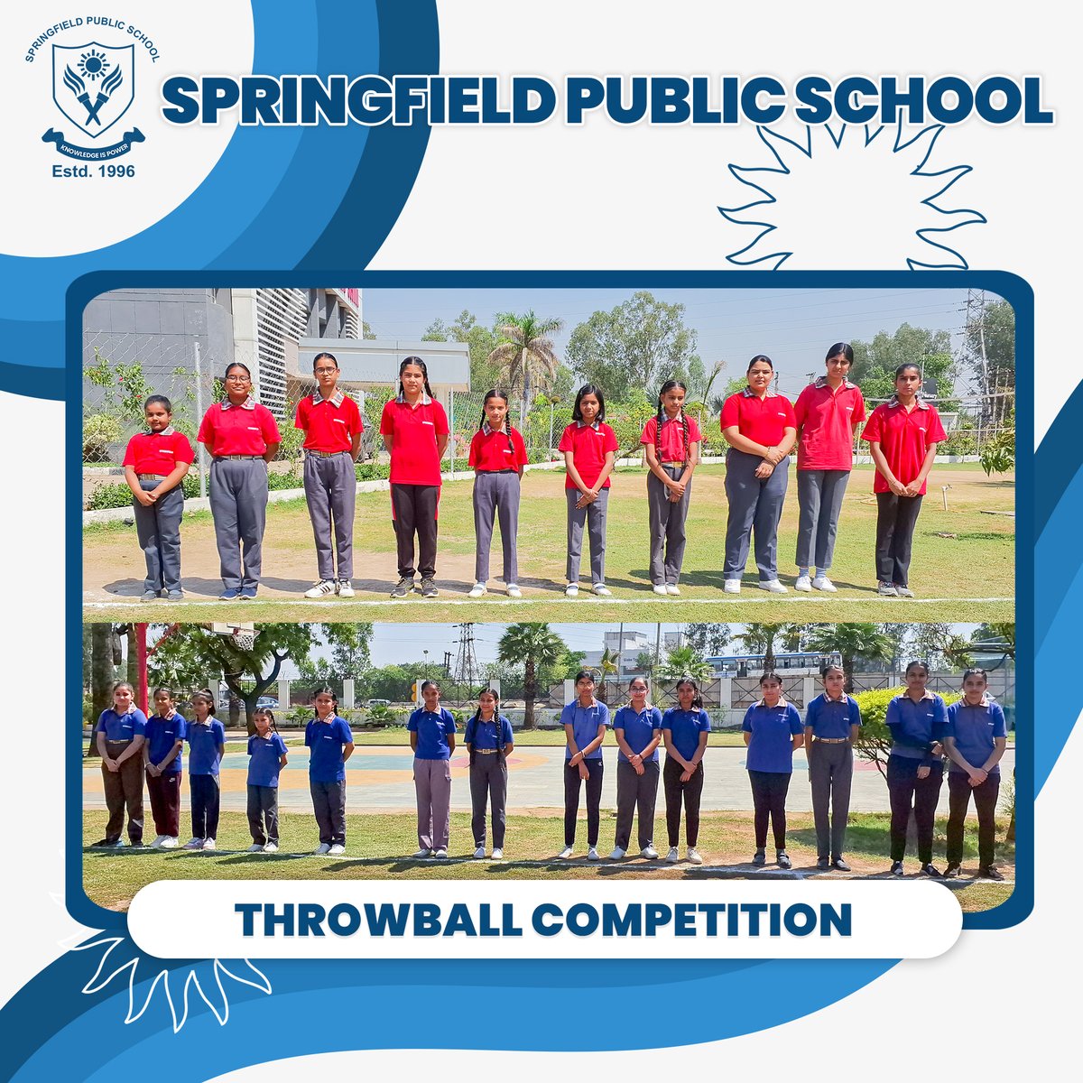 Springfield_IND's tweet photo. Springfield Public School in Ambala is hosting a throwball tournament for girls.
Admision Open For Session 2024-25
#throwball #throwballcompeition #ThrowballTournament #sports #girlsports #girlthrowallmatch #schoolsports #SPS #SpringfieldPublicSchool #admissionopen2024_2025 https://t.co/9rWtOfX1wo
