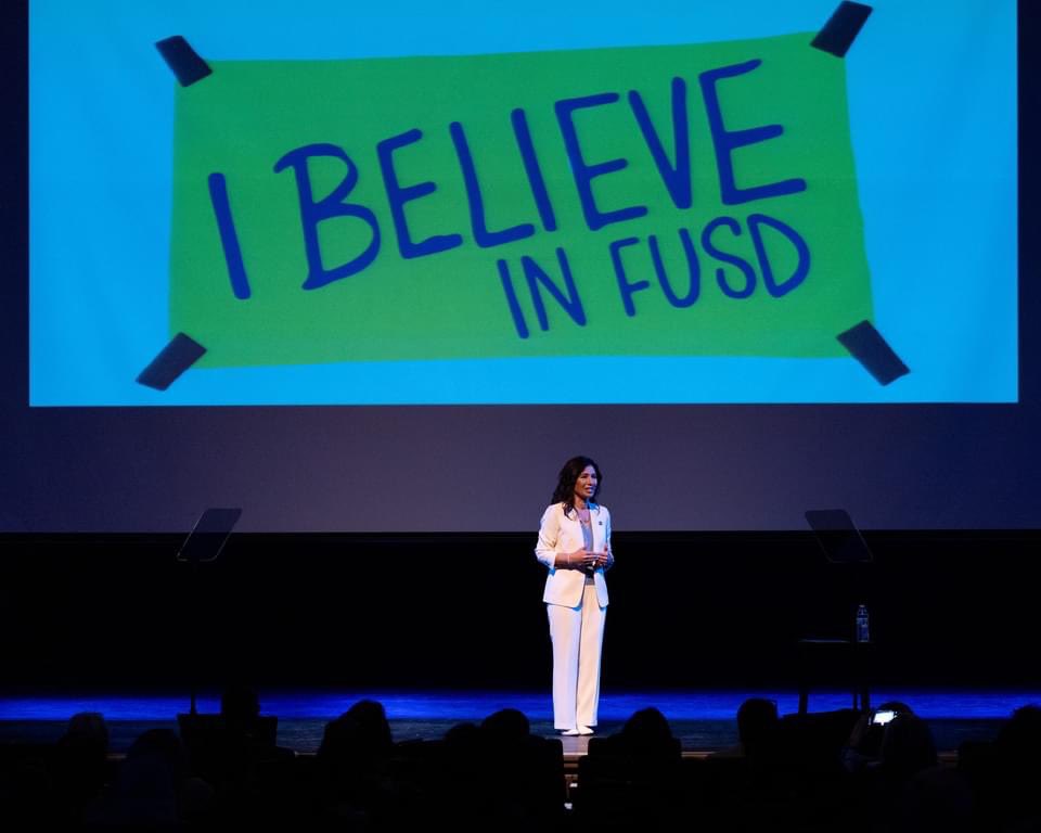 The boss @FUSD_Supt was boss tonight. Delivered a heartfelt, powerful State of the District highlighting the amazing work of our students, staff, schools, and families! Proud to be part of @FontanaUnified and #IBelieveinFUSD