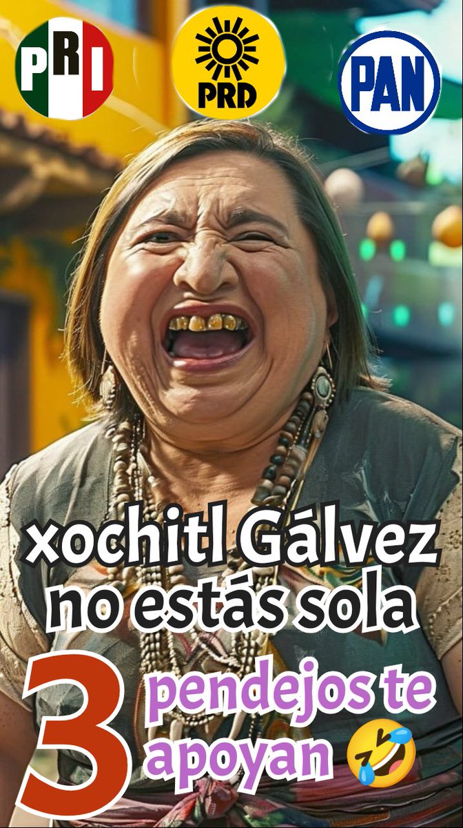 Jajaja #XochitlCorrupta no estás sola 3 priandejos te apoyan🤣🤣