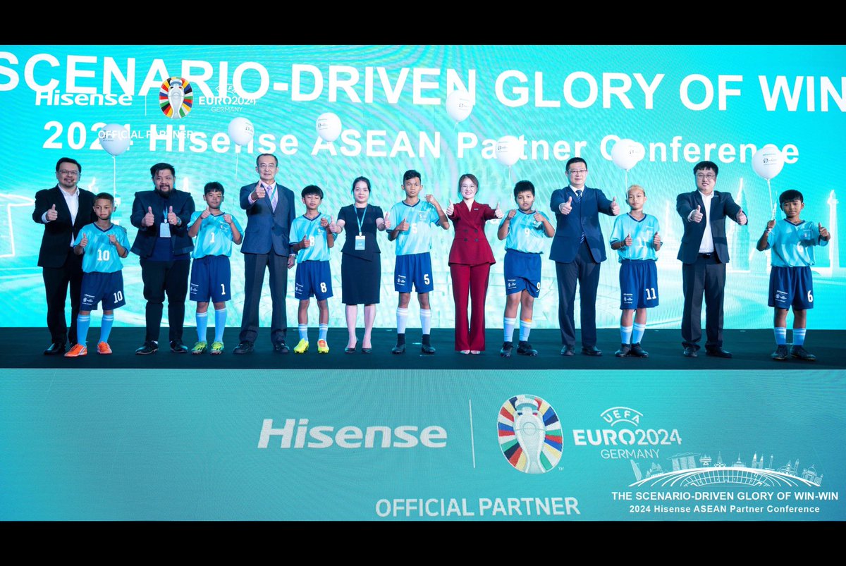 HisenseID's tweet photo. Hisense ASEAN mengadakan Partner Conference 2024 dengan mengusung tema “The Scenario-driven Glory of Win-win”di Bangkok, Thailand pada tanggal 23 April 2024 🏆✨ #Hisense #HisenseID #HisenseIndonesia #HisenseASEAN #HisenseProductLaunch2024 #BeyondGlory #Handal #Kualitas https://t.co/ph1STH2eXJ