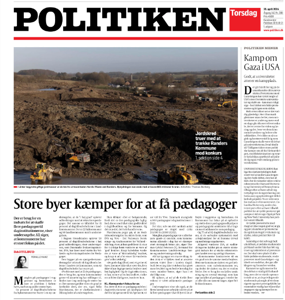 evaluerdk's tweet image. Der er markant større udfordringer med at rekruttere pædagoger i bykommuner end i landkommuner. Det viser ny EVA-undersøgelse blandt dagtilbudschefer, som Politiken skriver om i dag. Læs mere her: eva.dk/dagtilbud-boer… 
 #bhvchat #kompoldk