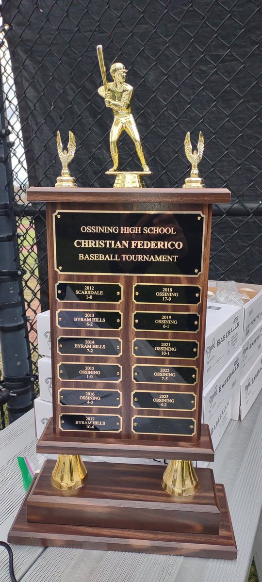 The last few times that I have seen Ossining, I was really impressed by their sophomore pitchers. Today's CG starter, Chase Kaplan and @OwenBrennen2026 who pitched a gem on Sunday to continue the Pride's streak of Christian Federico tournament Championships! 👀 Owen vs Greeley 💪