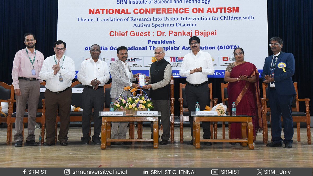 The SRM College of #OccupationalTherapy, #SRMIST inaugurated a 3-day #NationalConference on Autism (#NCA2024) based on ‘Translation of Research into Usable Intervention for Children with #Autism Spectrum Disorder’ with several dignitaries in presence. 

#SRMCOT #autismawareness