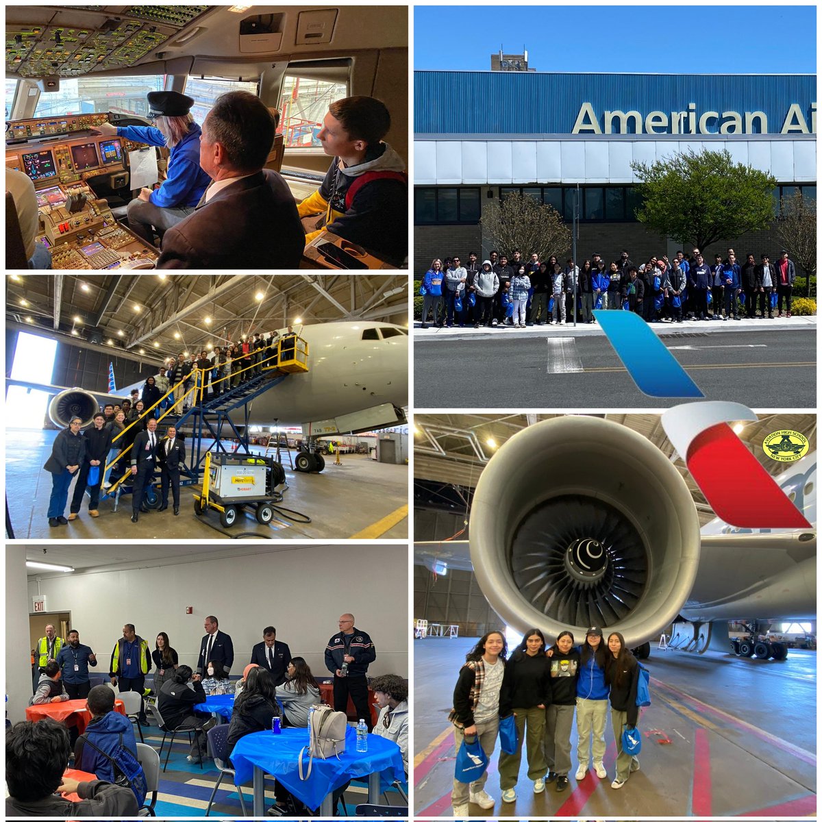 Tuesday, April 23, 2024, was day two of the Technical Women's Organization and American Airlines sponsored Spring Break ACE camp trip to the America Airlines maintenance facility at JFK International Airport!

#aviation #aircraftmaintenance @AmericanAir