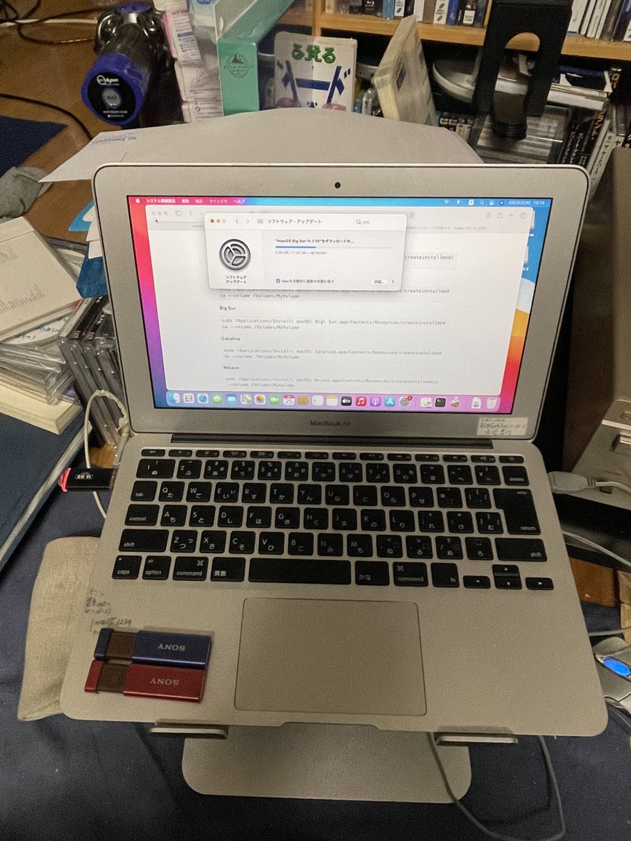 koji_miyazaki's tweet image. Macの復旧修理やっと終わりそう😝😆🤗

30時間以上かかったけどいい感じになった😂🤣🥲
#Macbookairmid11
#OSインストール
#正直地獄だった