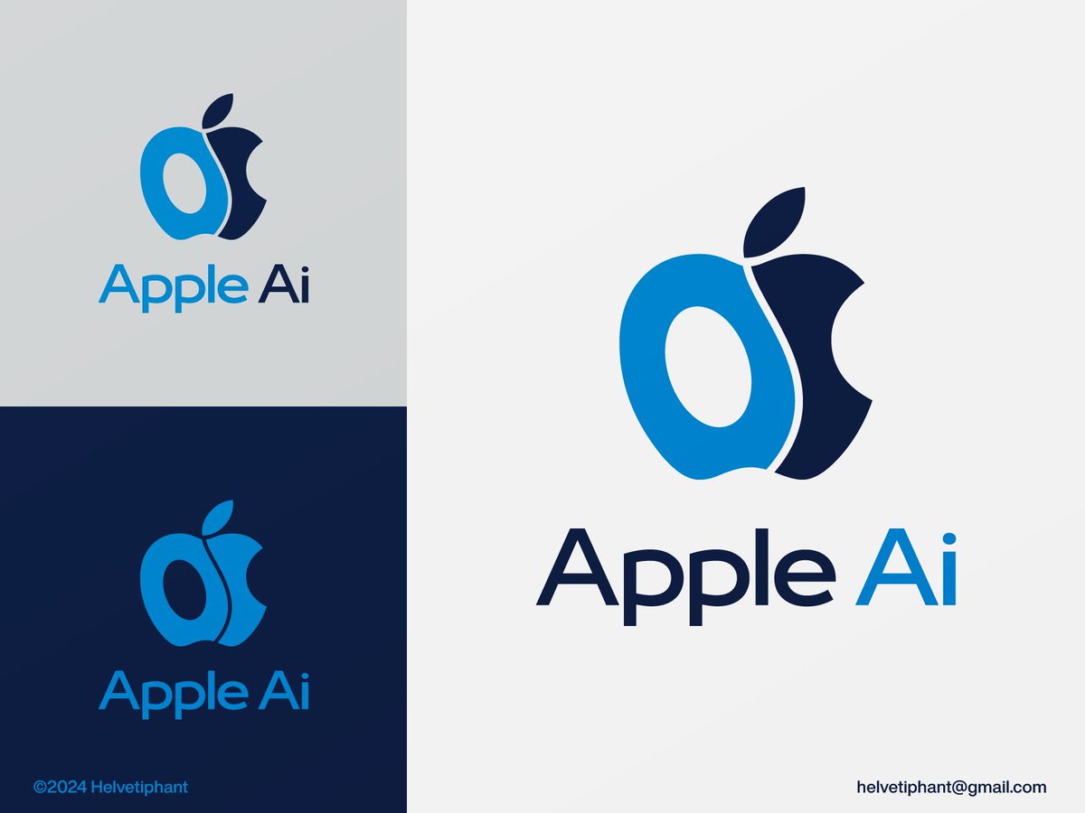 'a' and 'i' combined with the apple logo dribbble.com/shots/24061389… #apple #AI #logo #concept #dribbble #LogoDesign #branding #logodesigner #tech #ArtificialIntelligence #computers #ComputerVision #Future