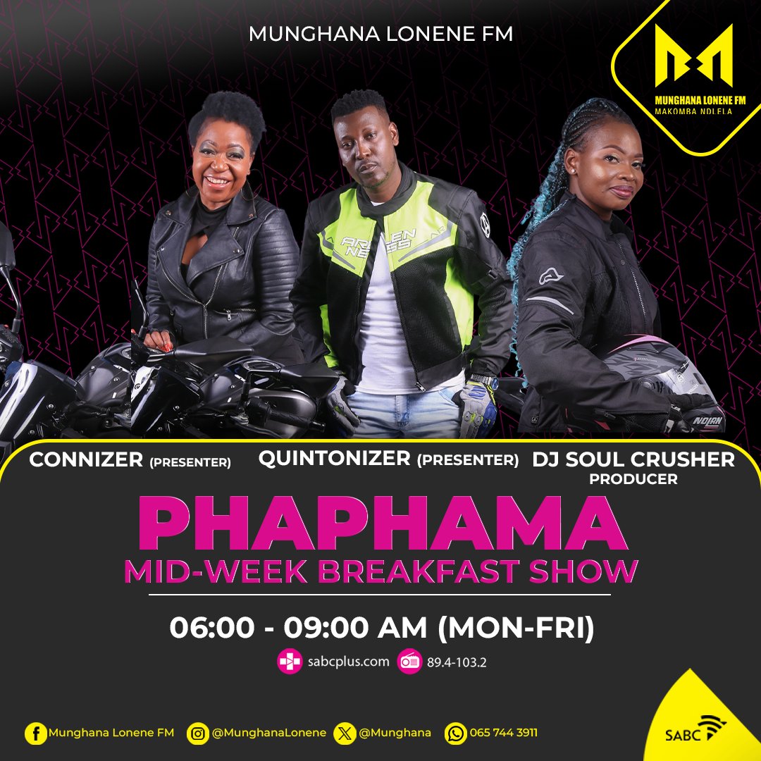 [Emoyeni] @phaphamamlfm na @quintonizer @connymikateko hi vuhumelerisi bya @djsoulcrusher. Sungula mixo hi matimba lamakulu #makombandlela