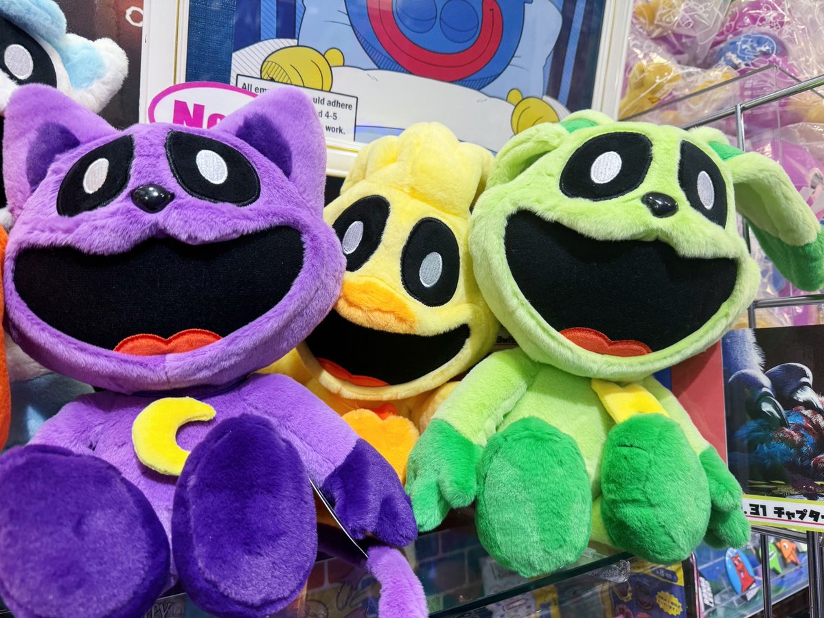 5階売場に新入荷🎵 #PoppyPlaytime 「#SmilingCritters ぬいぐるみ