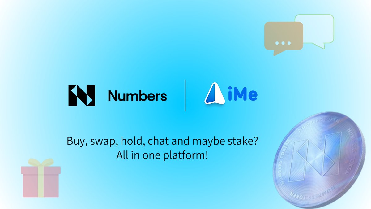 numbersprotocol's tweet photo. We were introduced to a very cool messaging platform powered by Telegram👀

With @iMePlatform, you can store, buy, and send your crypto without hassle!  It's basically Telegram on steroids🔥

We're also preparing a small surprise for our $NUM holder there, stay tuned!

$NUM $LIME https://t.co/P9Z9o6TDPM