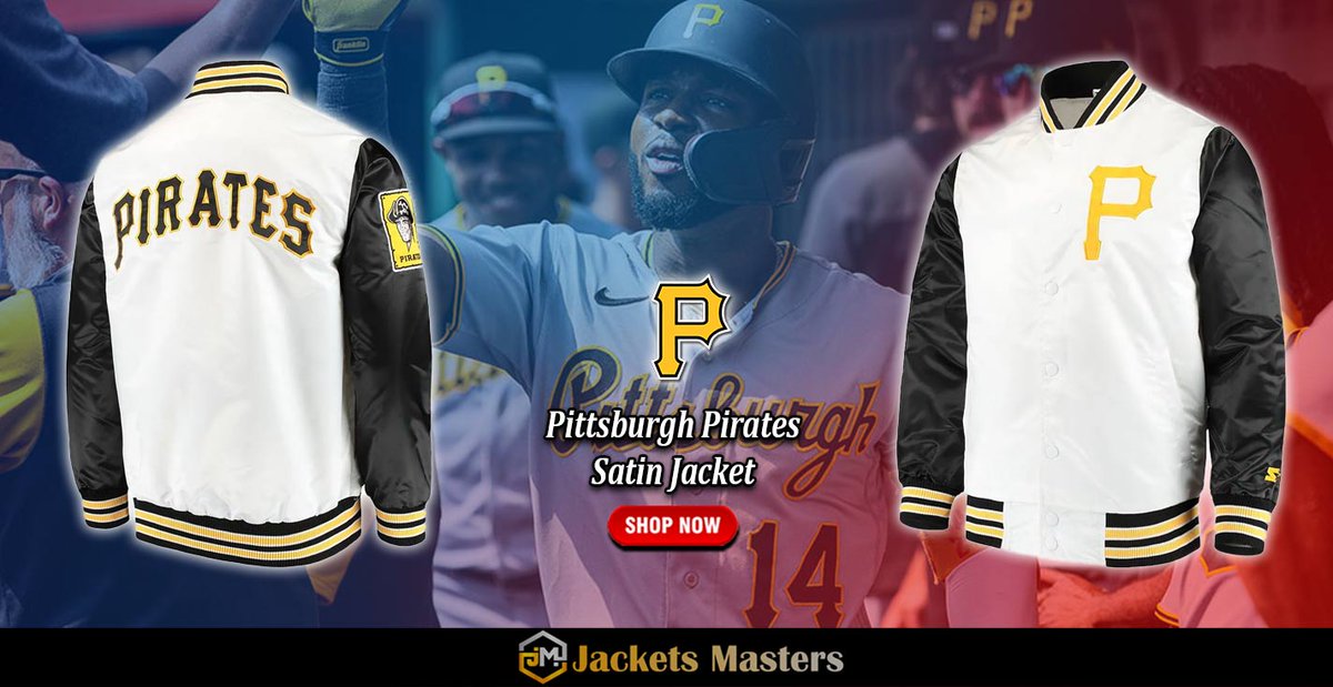 #TheLegend #PittsburghPirates Black/White Full-Snap Satin Jacket. Shop From jacketsmasters.com ------------------------------- jacketsmasters.com/product/the-le… #gift #sale #ootd #style #cosplay #costume #fashion #Jacket #pittsburghpiratesbaseball #Pittsburgh #Pirates #piratesbaseball