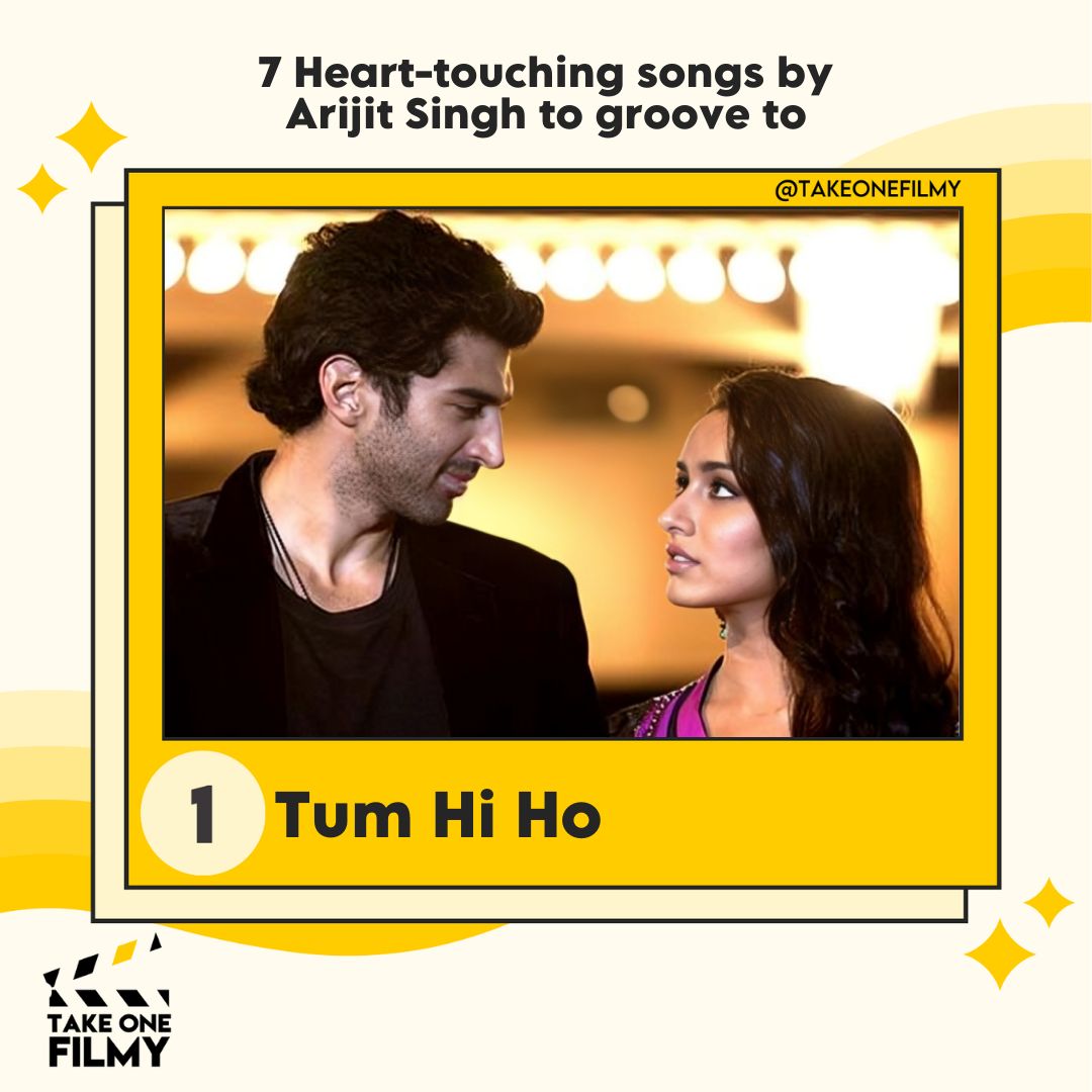 1. Tum Hi Ho
Composed by #Mithoon, and sung by Arijit, the love anthem of #Aashiqui2 gave rise to the birth of the star Arijit. This heart-wrenching melody is the go-to song of lovelorn 'aashiqs', who wait for their love to be requited. 🎶