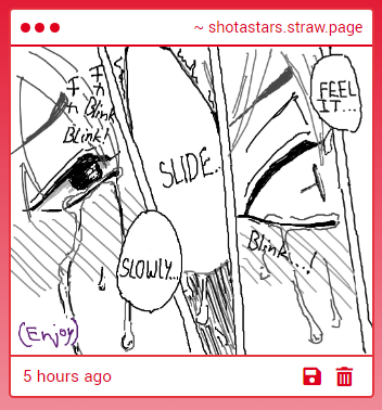 WHO THE FUCK IS DRAWING A DOUJIN IN MY STRAWPAGE??????