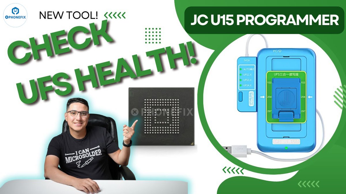 weikexiu's tweet photo. 🔌 Level up your skills with the JCID UFS Programmer U15 3-in-1 read/write tool

Ideal for BGA153, BGA254 and BGA297 UFS NAND chip identification and programming.
#ChipProgrammer #UFSProgramming #JCIDUFS #TechTools #GadgetLove #DIYRepair #PHONEFIX #diyfixtool #phonefix #tools https://t.co/5mUBLSLwMW