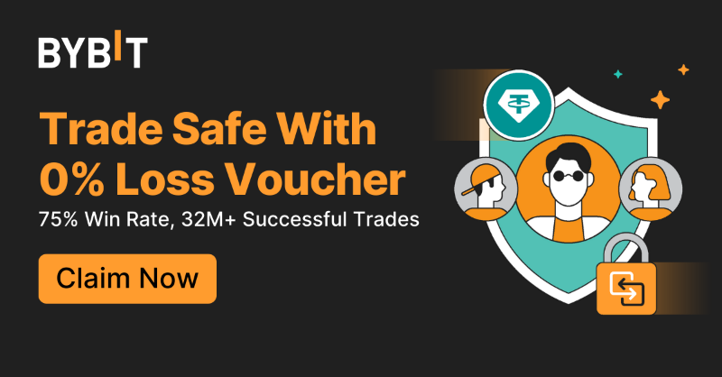 Bybit_Official's tweet photo. Copy Trade With Zero Losses on Bybit Today! 
Insure up to 100 $USDT on your first Copy Trade

Available to first time Followers only

Get started!