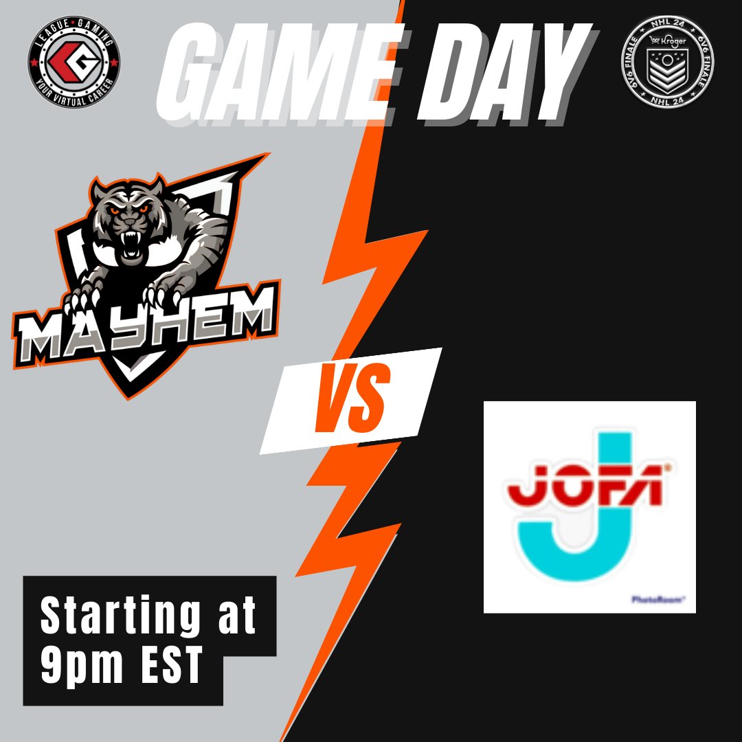Mayhem makes their debut in <a href="/CBJgaming/">CBJ Gaming</a> tournament on <a href="/leaguegaming/">Leaguegaming</a> start at 9pm EST!
