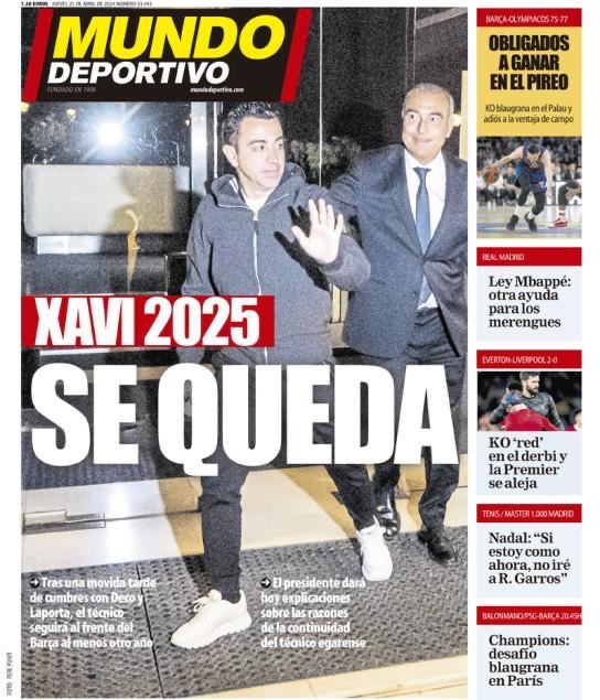 📰[SPORT & MD] | XAVI STAYS. ✅