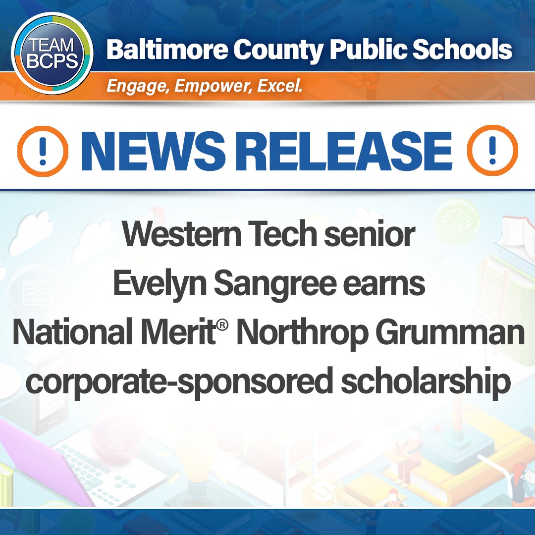 🌟 @WesternTech_HS senior Evelyn Sangree is among the approximately 770 distinguished high school seniors nationwide who have won corporate-sponsored National Merit® Scholarship awards. News Release ➡️ ow.ly/ex3w50RnvPO