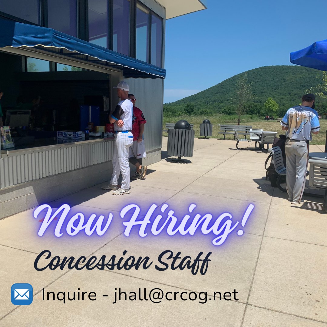 Looking for a seasonal job? CRPR has several seasonal concessions positions available, including Concessions Manager and Assistant Manager positions at Oak Hall Regional Park. Job descriptions and information on how to apply found at: crpr.org/employment