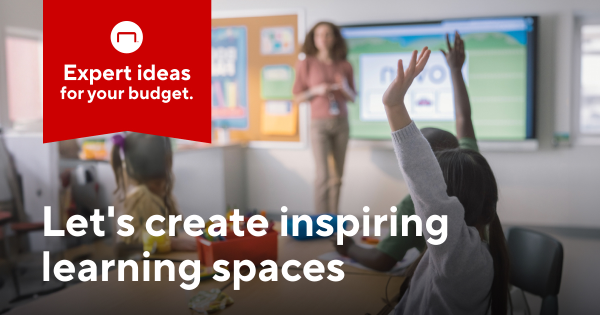 From helping students sit comfortably to supplying teachers with storage solutions, our Experts help you find smart uses for your remaining budget. bit.ly/3Uc5xEH