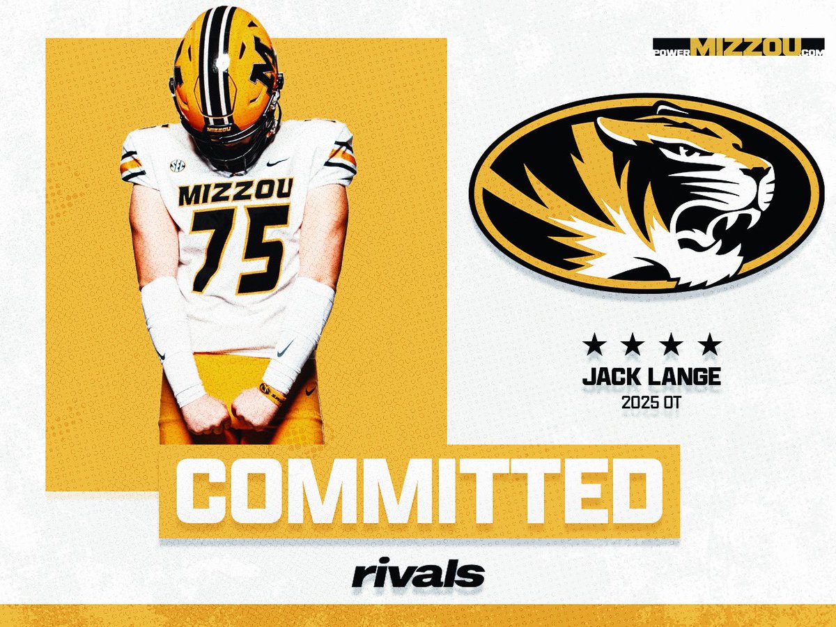 “Everything just kept leading back to Missouri when I thought about it.” BREAKING: Rivals250 OT Jack Lange (@JackLange55) has committed to Missouri. He detailed his decision with @Rivals: bit.ly/4daRSGO