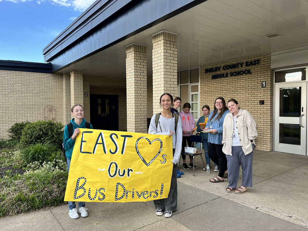 We love &amp; appreciate our bus drivers <a href="/ShelbyEast/">Shelby East Middle</a> Middle School! ❤️ <a href="/shelbycountysch/">Shelby Co Schools Ky</a>