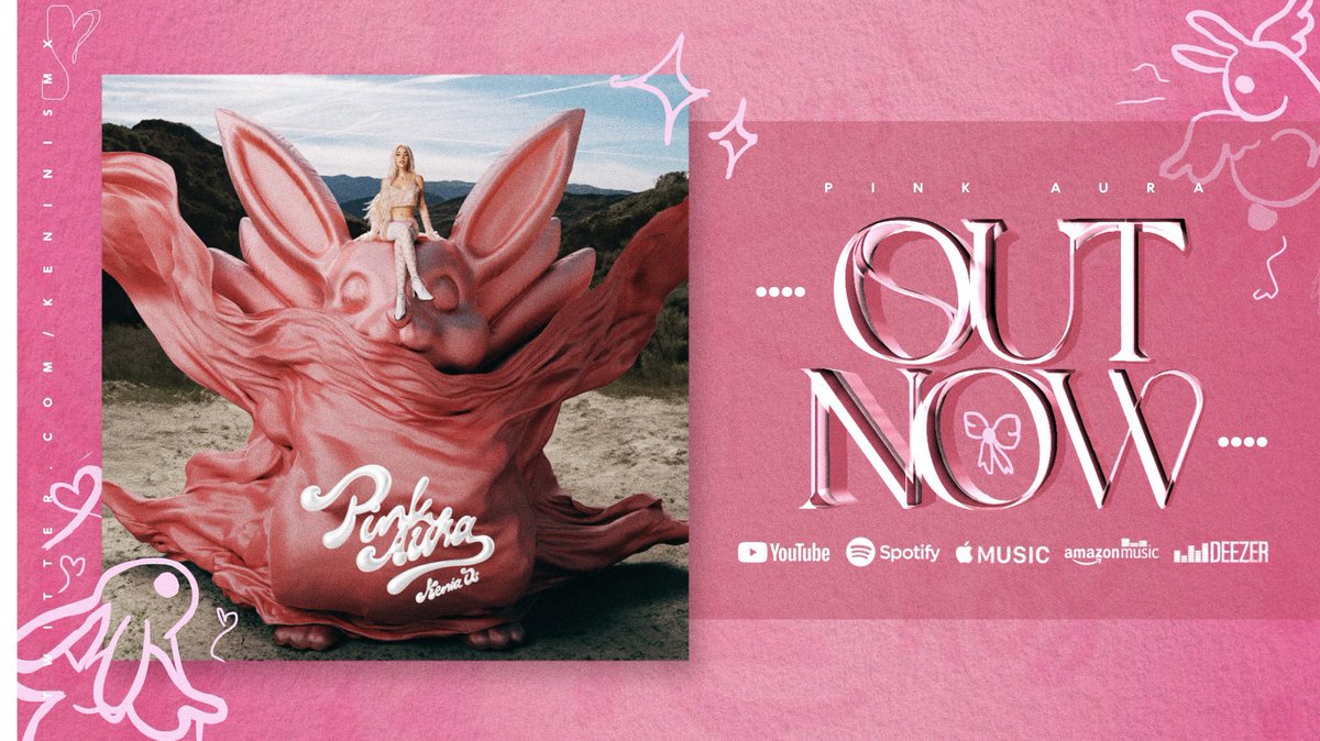 KeninisMx's tweet photo. “Pink Aura” el nuevo álbum de Kenia OS ya está disponible en todas las plataformas digitales. 

NOW:  https://t.co/GtQWCCfs7i https://t.co/0Vv7smiy2Z