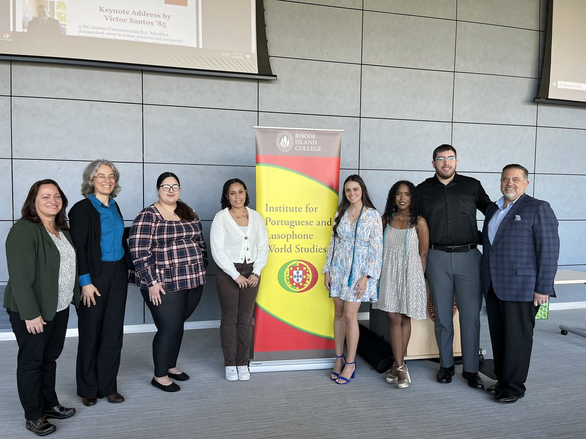 Lema-Fernandes scholarship recipients @RICNews @institute_w Thank you Dr Silvia Oliveira for your dedication to running the Institute for Portuguese and World Language Studies @RICNews. Proud to be on the Community Advisory Board.